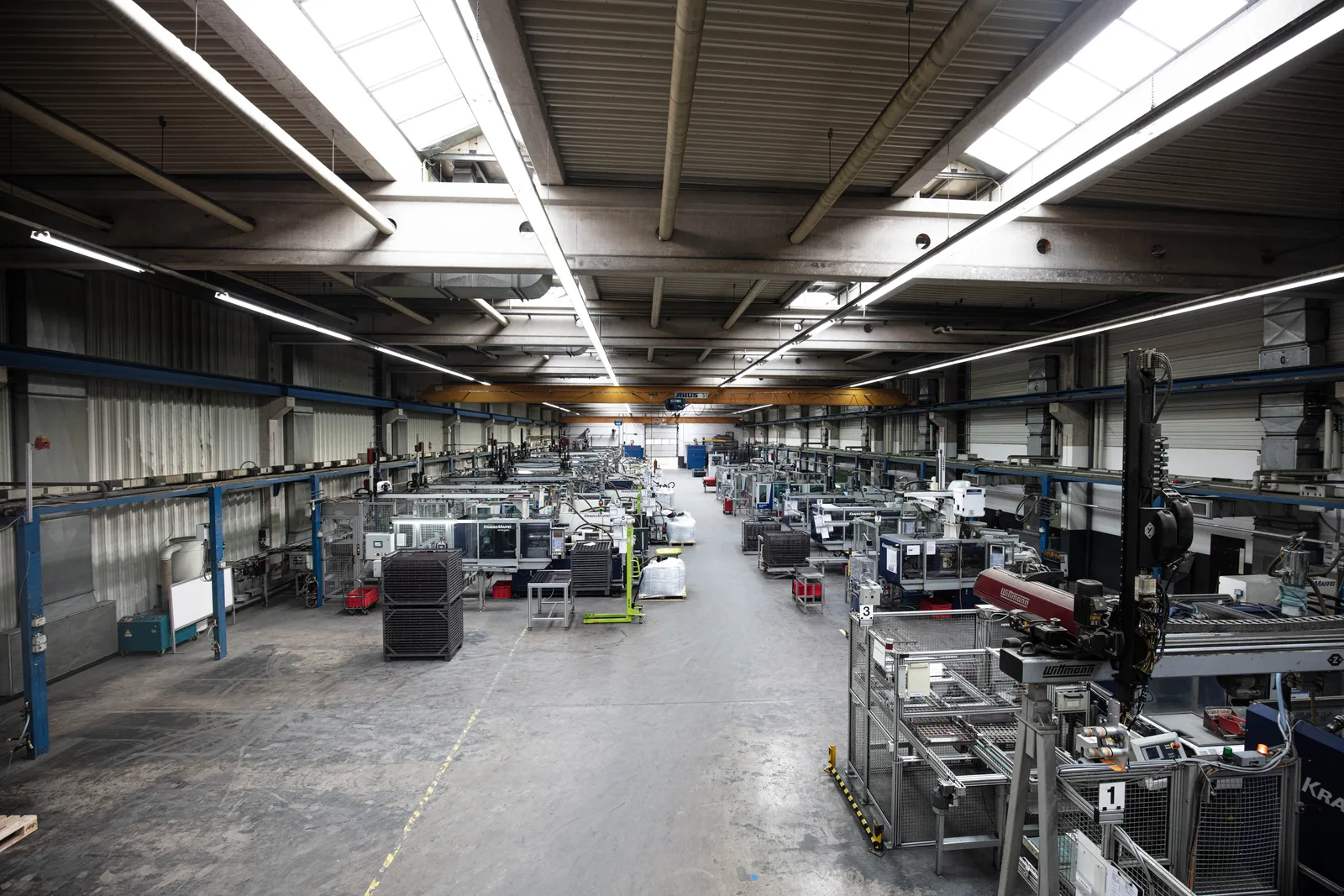 Produktionshalle für Duroplast-Spritzguss in Burbach