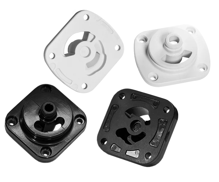 Pumpendeckel aus Duroplast mit angeformten Funktionselementen für einen Automobilkunden
